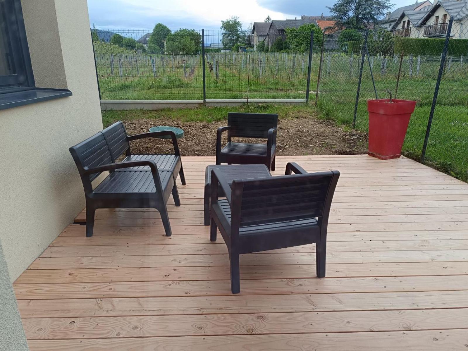 Chambre Au Coeur Des Vignes Myans 外观 照片